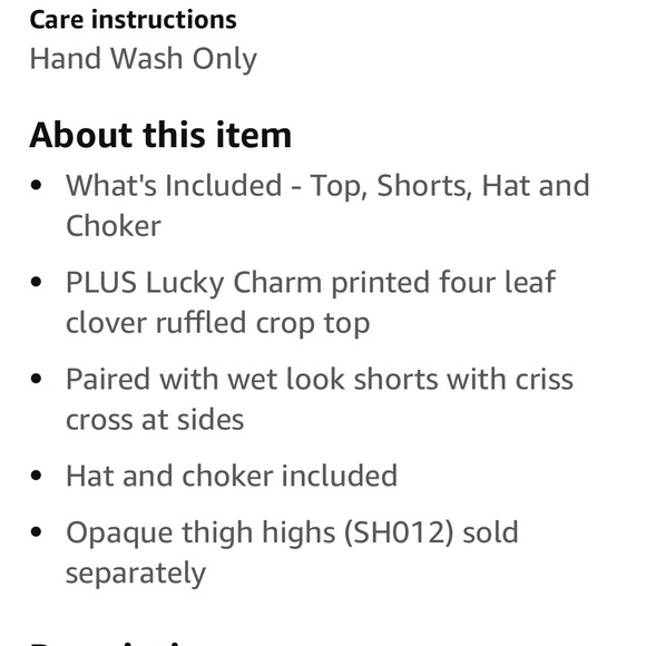 Lucky Charm Costume Plus Size Women’s St Patrick’s Day Leprechaun 5X New - Picture 4 of 6